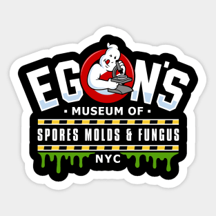 Egon's Museum of Spores Molds and Fungus Sticker